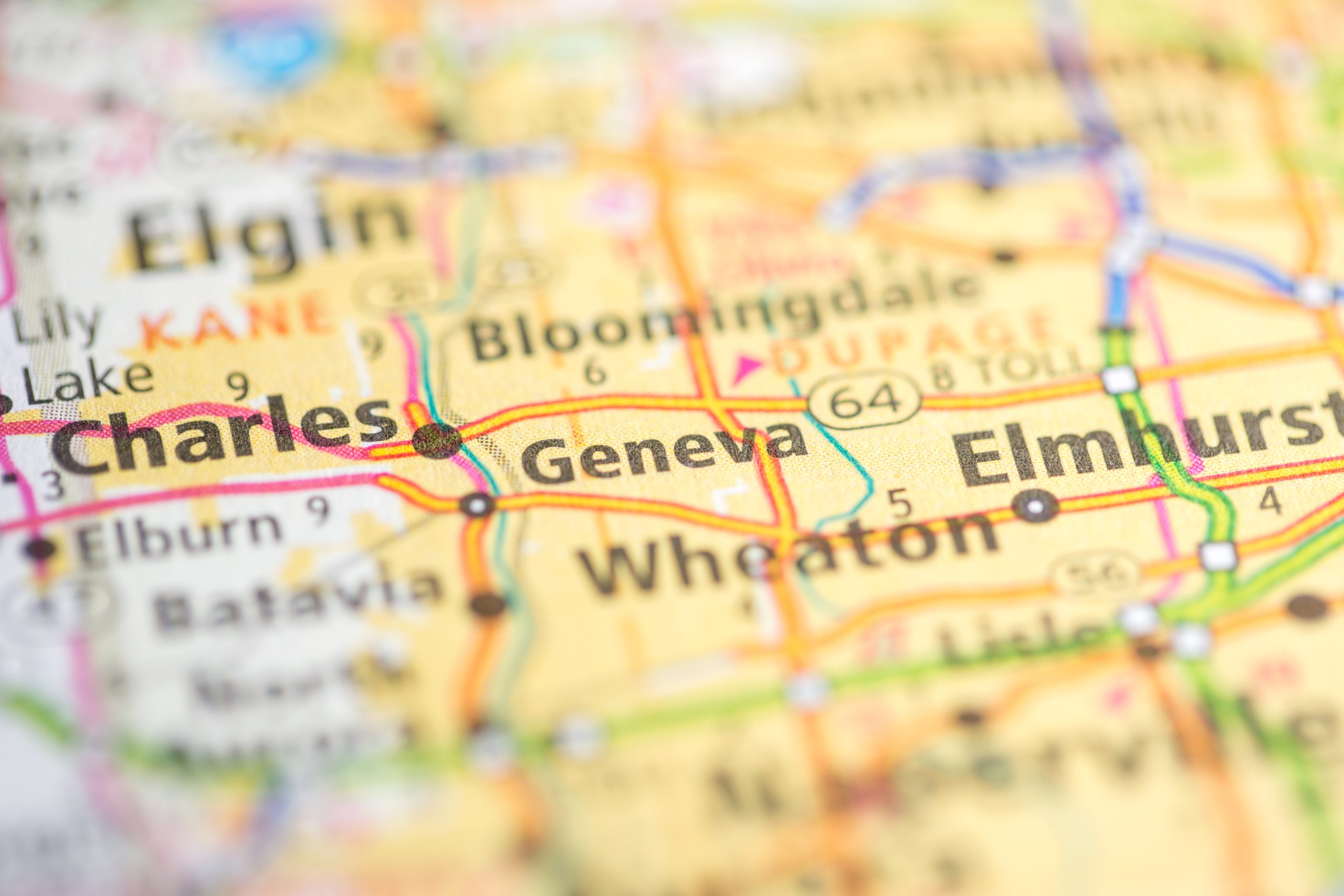 Geneva, IL Map