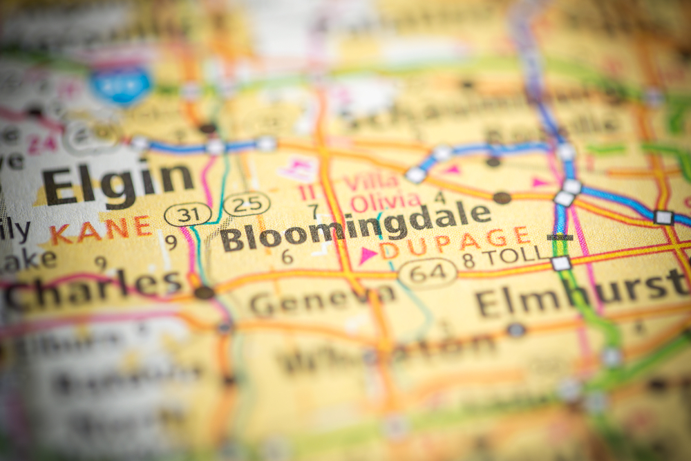 Bloomingdale, IL Map