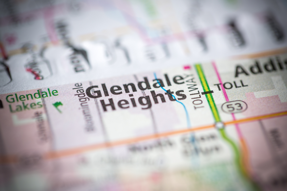 Glendale Heights, IL Map