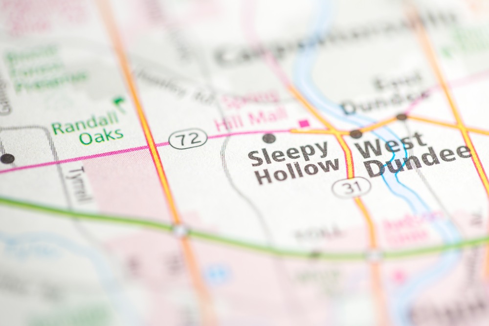 Sleepy Hollow, IL Map
