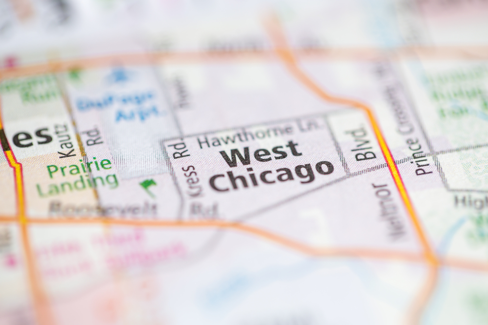 West Chicago Map