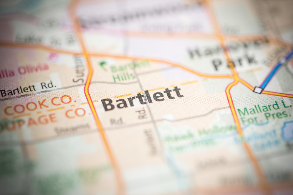 Bartlett Illinois Map