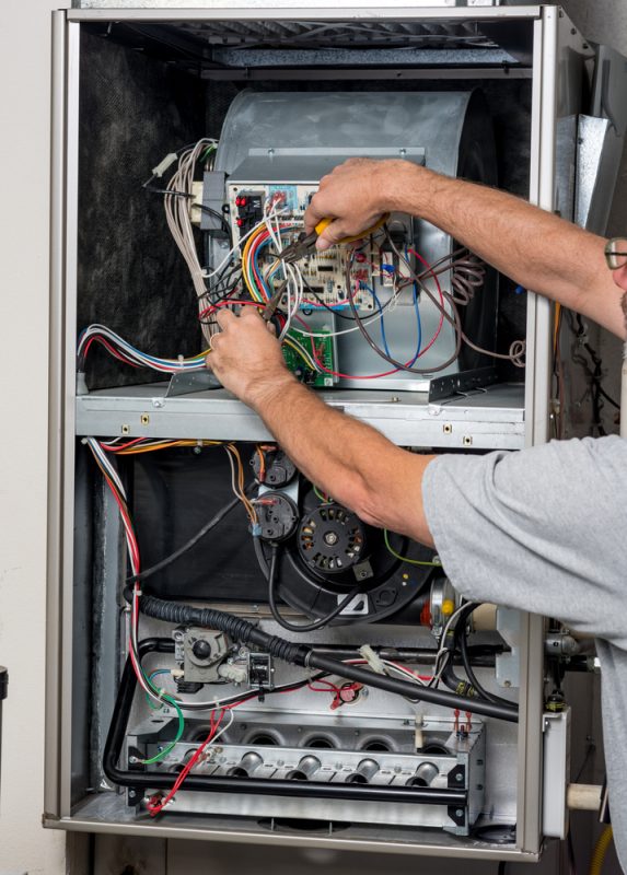 Furnace Being Worked On