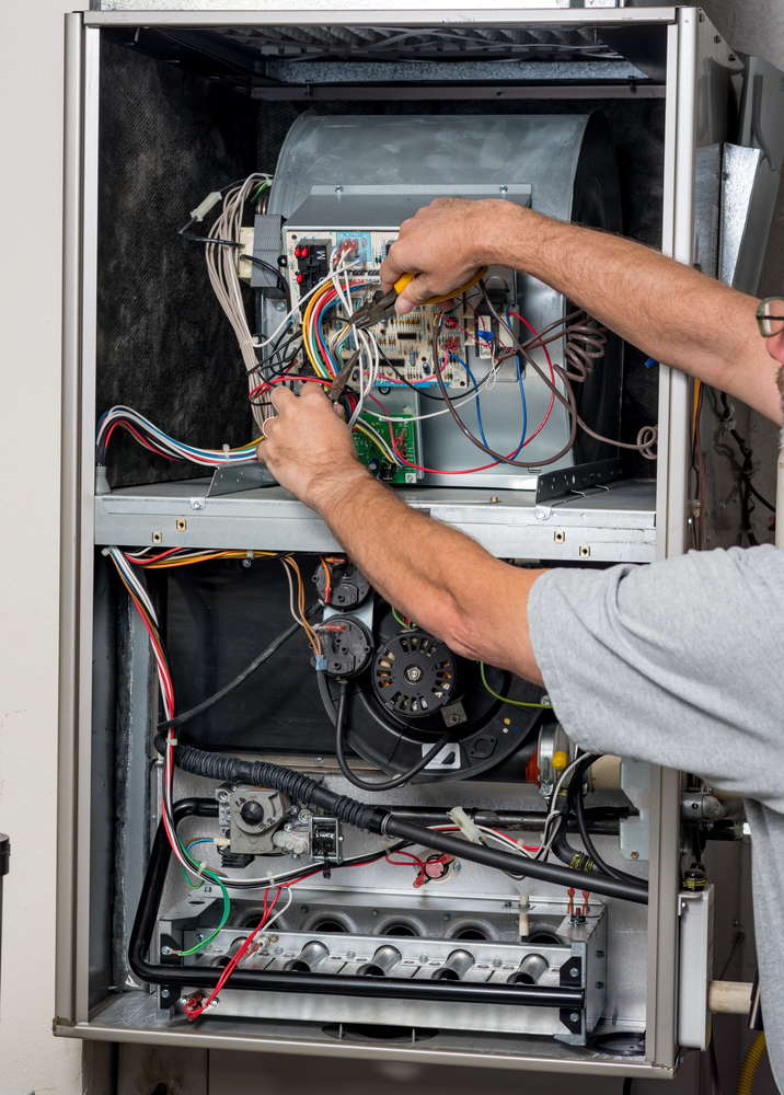 Furnace Being Worked On