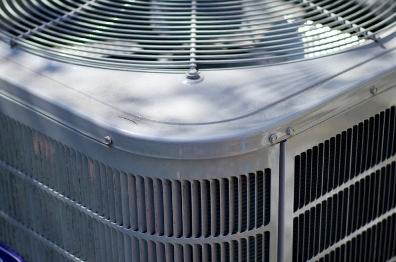 Top Angle of Outdoor Air Conditioner
