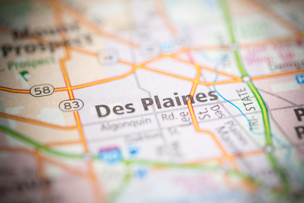 Des Plaines IL Map